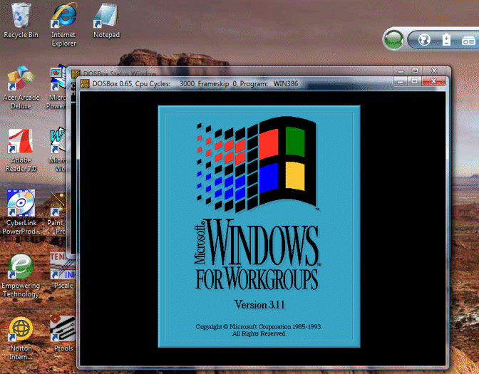 install windows 2000 in dosbox frontend
